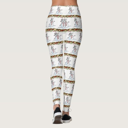 kerstLeggings Leggings (Achterkant)