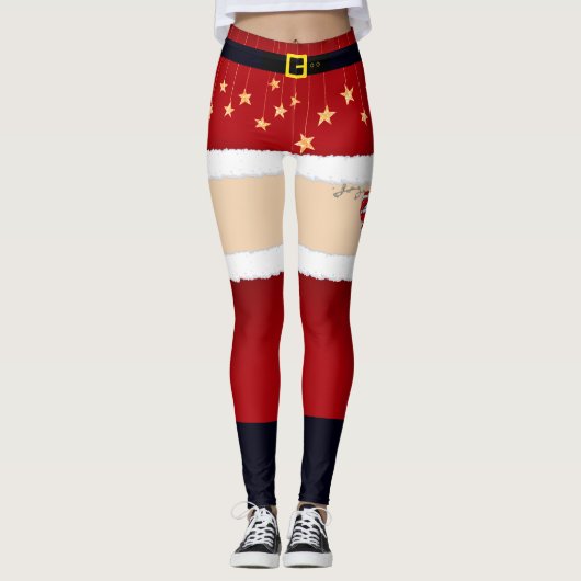 kerstleggings leggings (Voorkant)