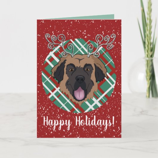 kerstLeonberger Kaart (Voorkant)