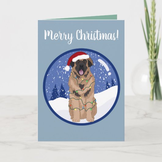 KerstLeonberger Kaart (Voorkant)