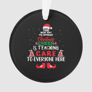Kerstleraren, trainers voor schonere zorg ornament