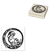 Kerstleur Rubberstempel (Gestempeld)