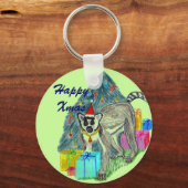 Kerstleur Sleutelhanger (Voorkant)