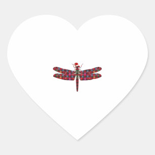 kerstlibel hart sticker