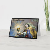 kerstlicht feestdagen kaart (Voorkant)