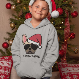 Kerstlicht Franse Bulldog Hoodie