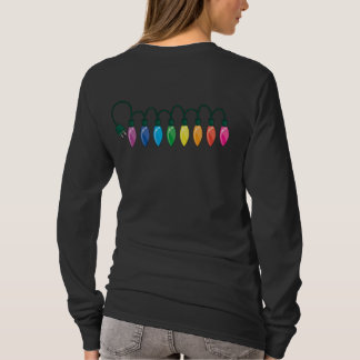 Kerstlicht, kersttijd t-shirt