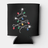 Kerstlichtboom Rhinestone Mega Bling Blikjeskoeler (Voorkant)