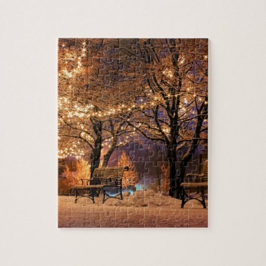 kerstlichten legpuzzel (Verticaal)