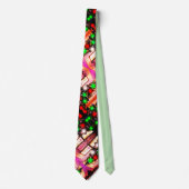 Kerstlichten viering fancy leuk stropdas (Voorkant)