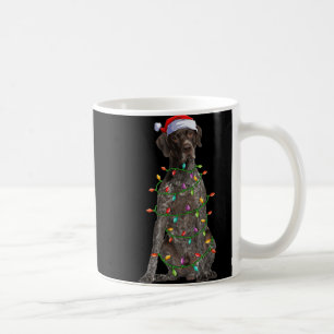 Kerstlichtjes Kerstman Duitse Staande Inter Hond K Koffiemok