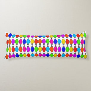 Kerstlichtjes Patroon Body Worp Kussen