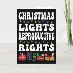 Kerstlichtjes Reproductieve Rechten Pro-choice Fem Kaart