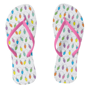 kerstlichtjes teenslippers