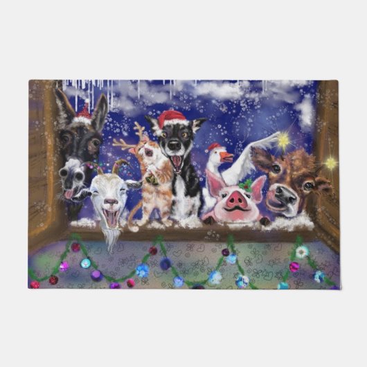 Kerstlied - Dierenfeest - Joy Deurmat (Voorkant)