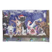 Kerstlied - Dierenfeest Kussensloop (Voorkant)