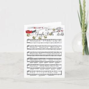 Kerstlied Kerstlied Muziek Vakantie Paard Feestdagen Kaart