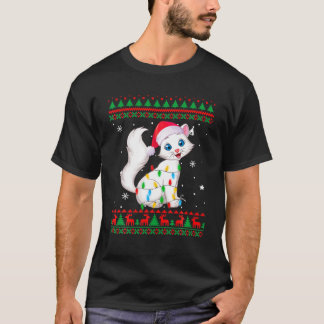 Kerstlieden met lucifers van smakelijke kerij Kat  T-shirt
