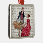 Kerstliederen in Pemberley Metalen Ornament (Rechts)