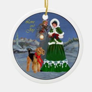 Kerstliederen Keramisch Ornament
