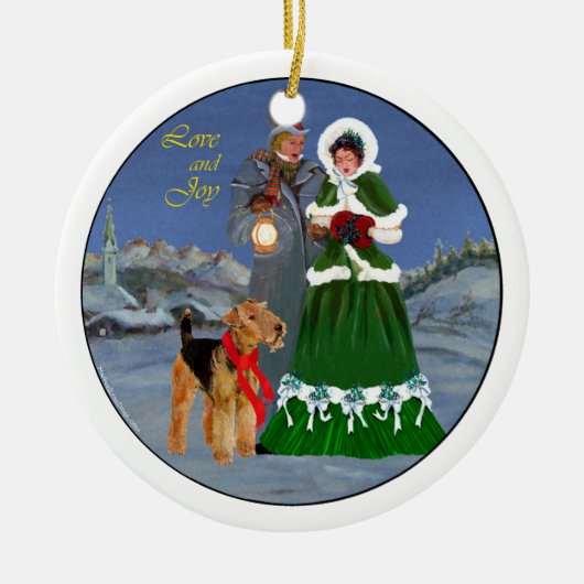Kerstliederen Keramisch Ornament (Voorkant)