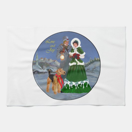 Kerstliederen Theedoek (Horizontaal)