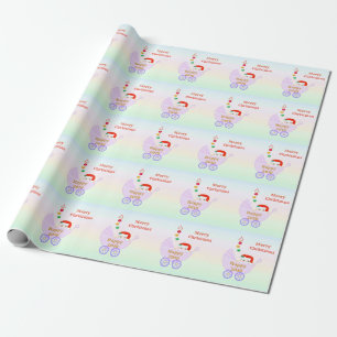 Kerstliedje Baby Cadeaupapier