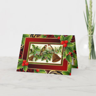 Kerstliedjes Feestdagen Kaart