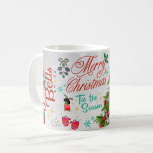 Kerstliedjes Kerstmis met Candy Cane Cadeaus Koffiemok