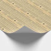 Kerstliedjes, O Kerstboom, Vakantie Cadeaupapier (Hoek)