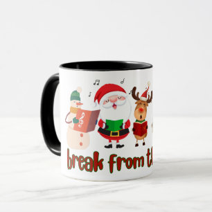 Kerstliedjes zingen Koffiemok Mok