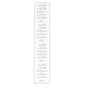 Kerstliedschrift Joy to the World Medium Tafelloper (Voorkant)