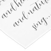 Kerstliedschrift Joy to the World Medium Tafelloper (Hoek)