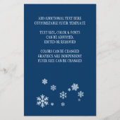 Kerstliefdadigheidsevenement flyer (Achterkant)