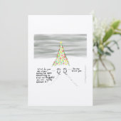 kerstliefde bedankkaart (Staand voorkant)