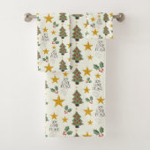 Kerstliefde en vreugde bad handdoek (Insitu)