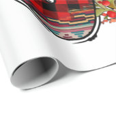 Kerstliefde Hoogland Koe Cadeaupapier (Rol Hoek)