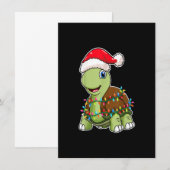 Kerstlieren die Pet met kersttaarten dragen - Zee Kaart (Voorkant / Achterkant)