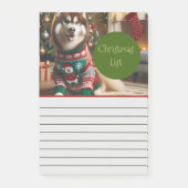 Kerstlijst Foto Notitieblok Post-it® Notes (Voorkant)