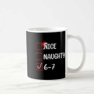 Kerstlijst Leuk Stout 6 7 Grappig Zes Zeven Mij Koffiemok