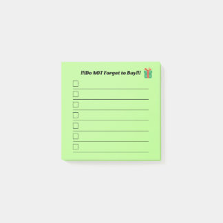 Kerstlijst Post-it-briefjes Post-it® Notes