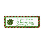 Kerstlint Etiket (Voorkant)