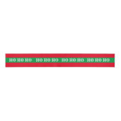 Kerstlint & Ho Ho Stripe Rood/Groen geschenken Grosgrain Lint (Voorkant)