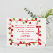 Kerstlint Kaart (Staand voorkant)