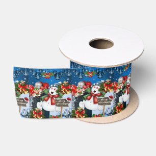 Kerstlint, pretkerst Snowman Lint