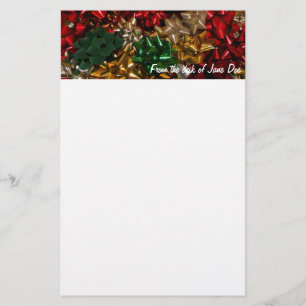 Kerstlinten Kleurrijk Festief Vakantie Briefpapier