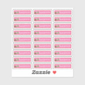 kerstlip-glansaanduiding voor Logo Sticker (Vel)