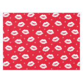 kerstlippen en sneeuwvlokken tafelkleed (Voorkant (Horizontaal))