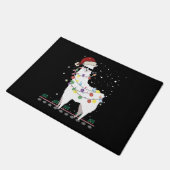 Kerstllama Deurmat (Schuin)