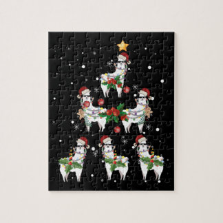 Kerstllama Legpuzzel